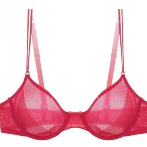 Cosabella Soire New Molded Bra SZ 32C Hot Pink